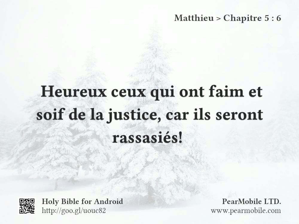 Matthieu, Chapitre 5:6